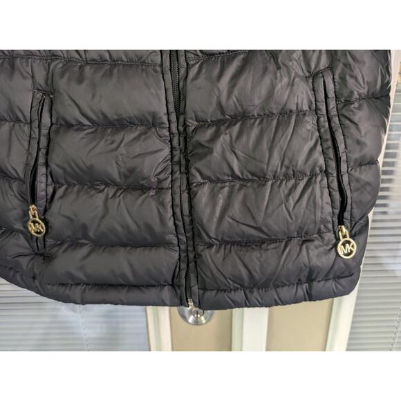 Michael Kors Lightweight Packable Quilted Black Down Jacket Women’s Size S - Picture 4 of 11